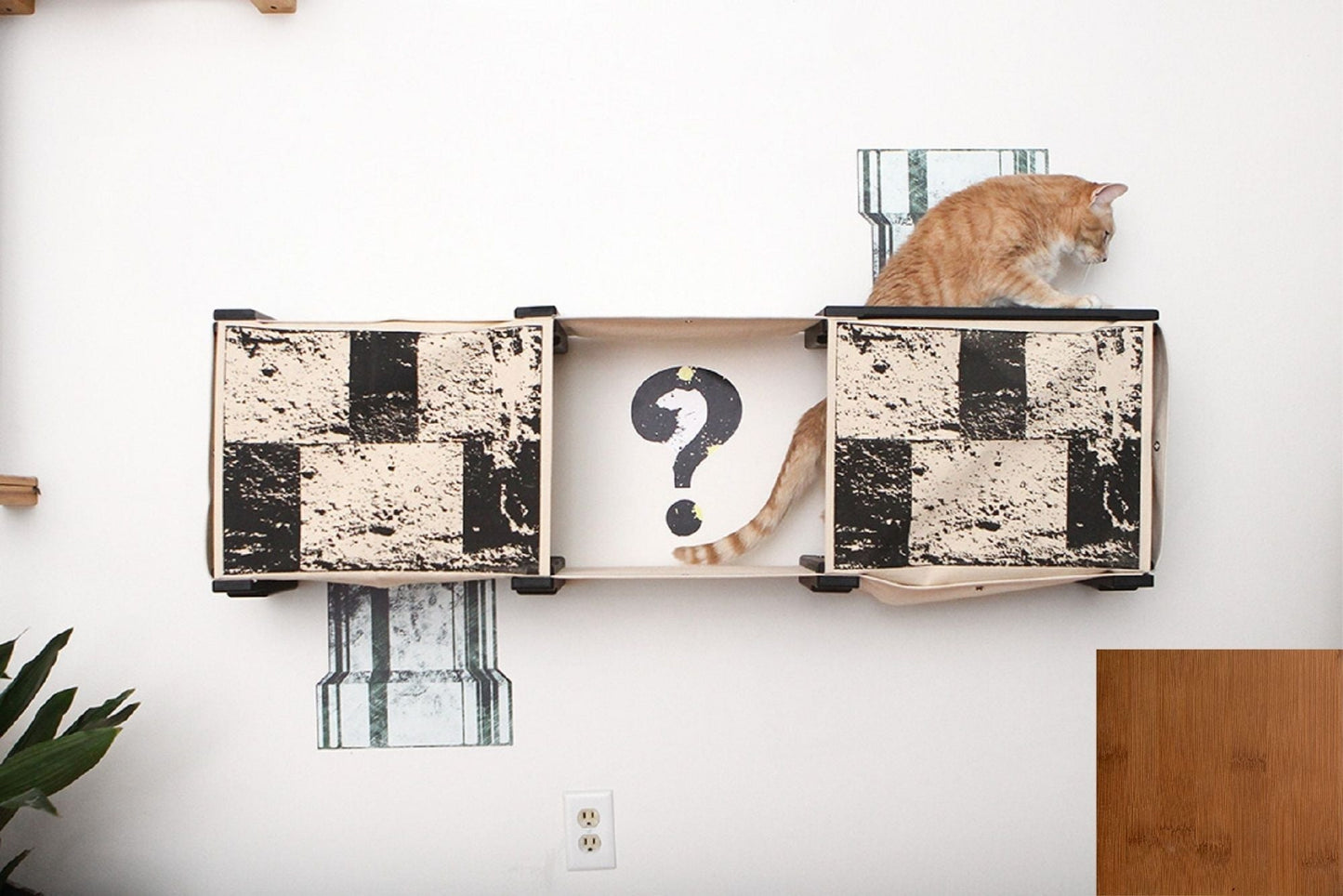 Mario-inspired Cat Condo - Interactive Warp Pipe Climbing System