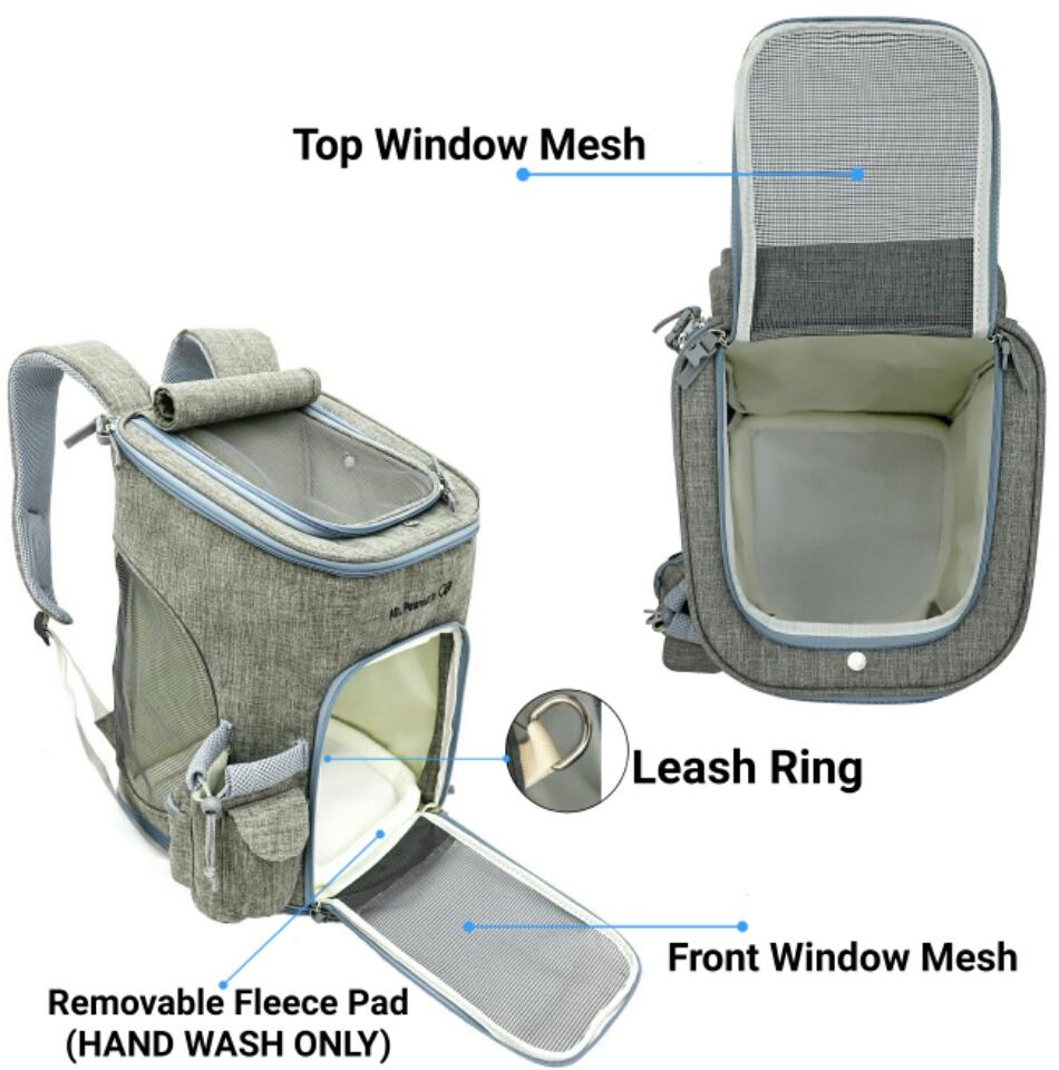 Pet Backpack Carrier Vertical Design (Vancouver Series)