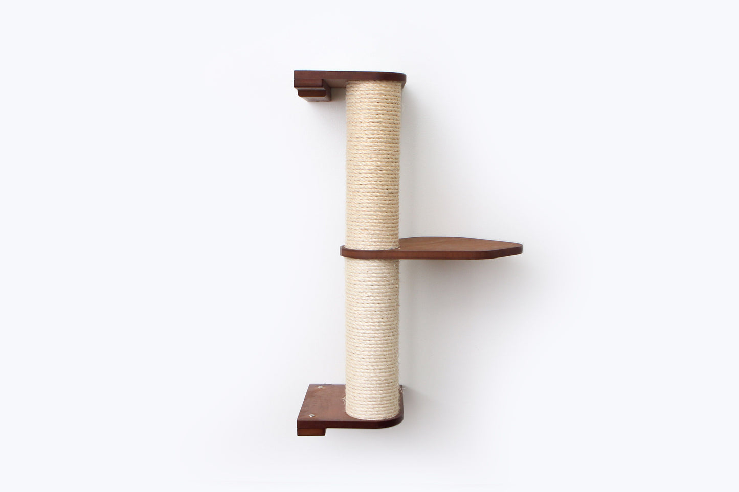 Wall Mounted Cat Scratching Pole with Sisal - Vertical Climbing Tower for Small Spaces