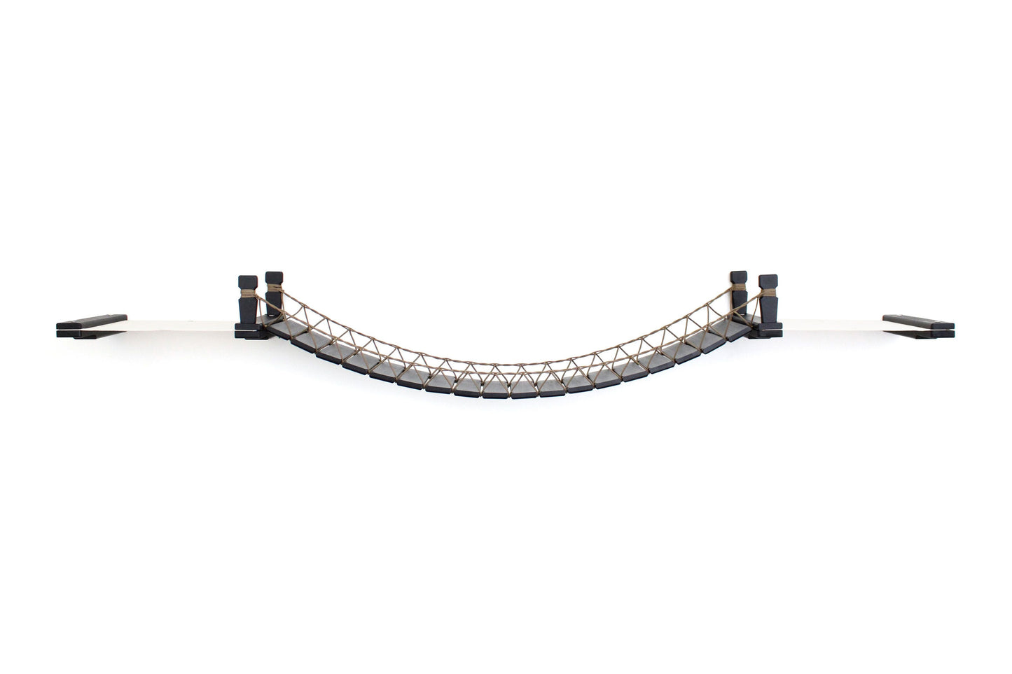 Double Cat Hammock Bridge - Suspension System with Climbing Platform