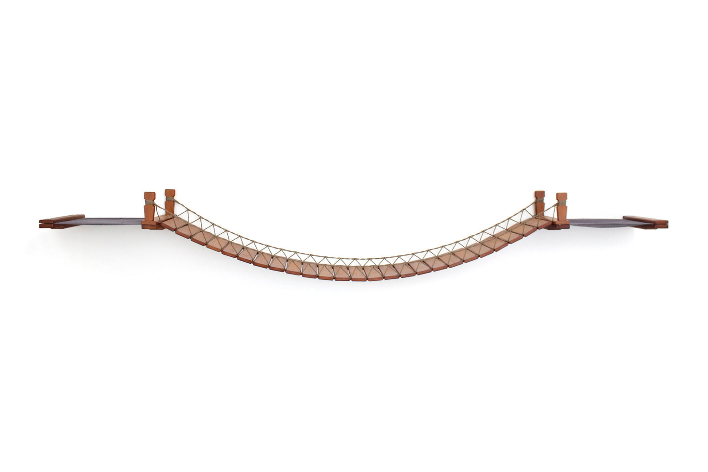 Double Cat Hammock Bridge - Suspension System with Climbing Platform