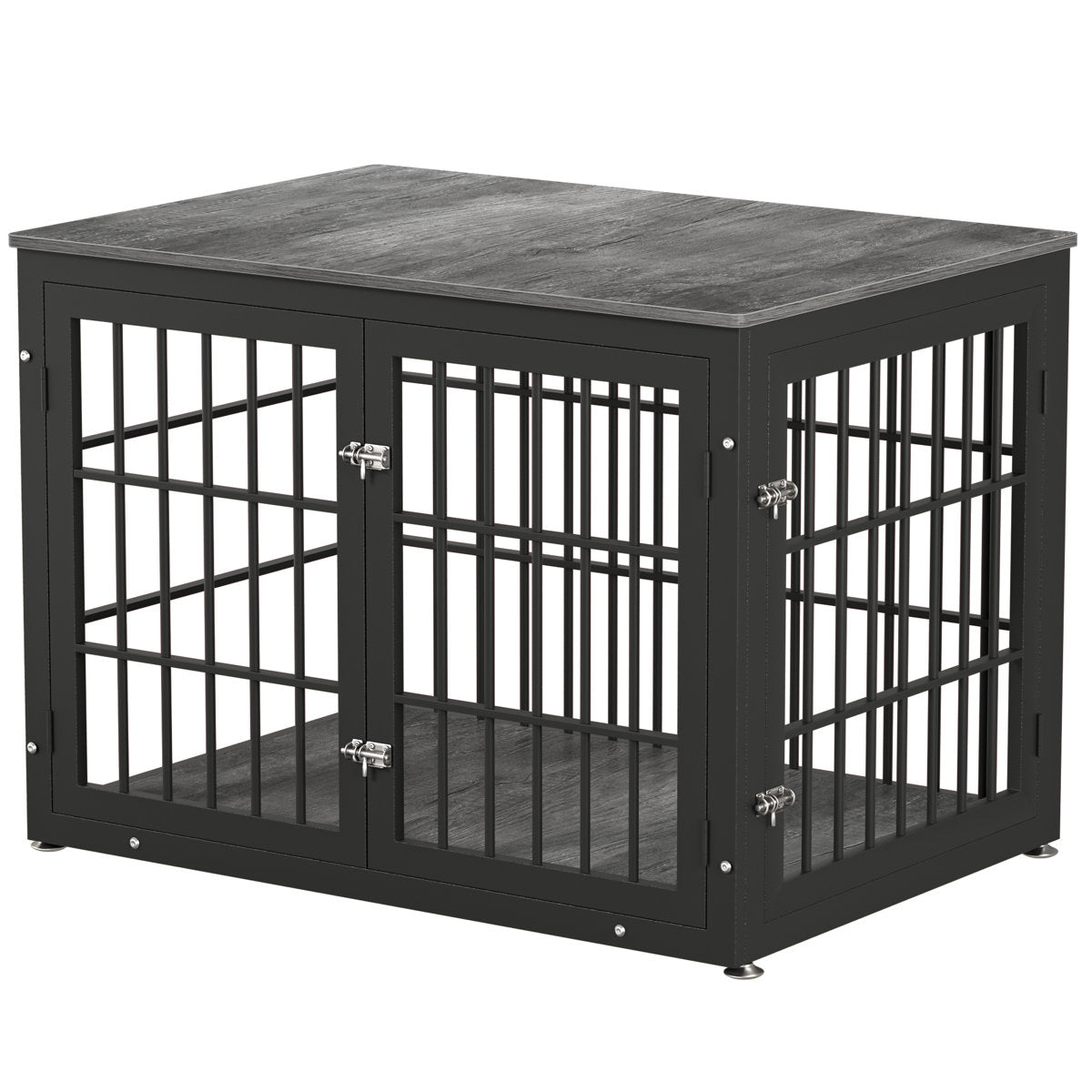 Double Door Dog Crate End Table