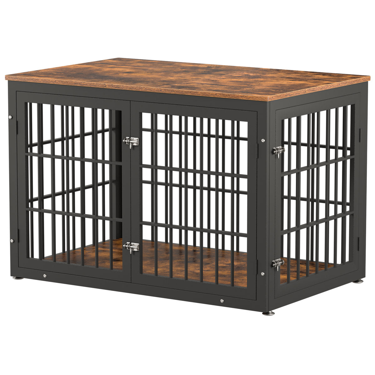 Double Door Dog Crate End Table