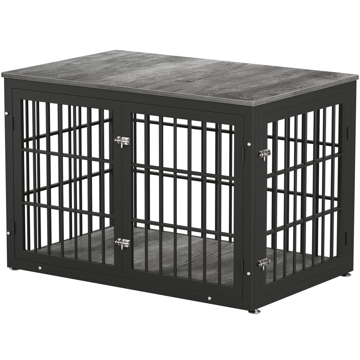 Double Door Dog Crate End Table