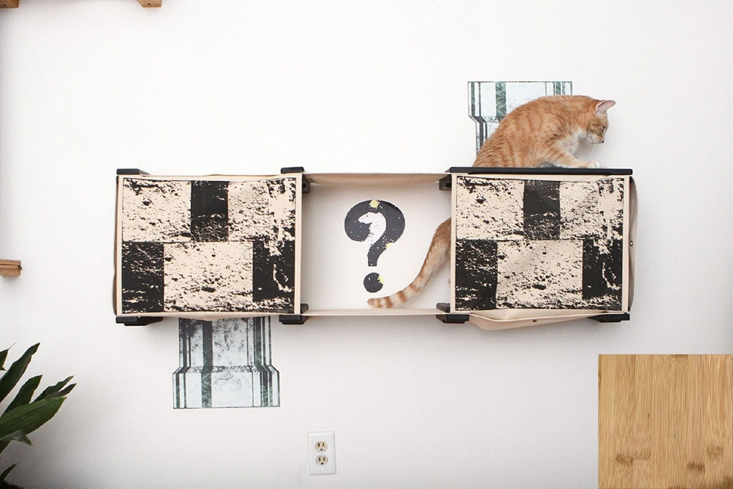 Mario-inspired Cat Condo - Interactive Warp Pipe Climbing System