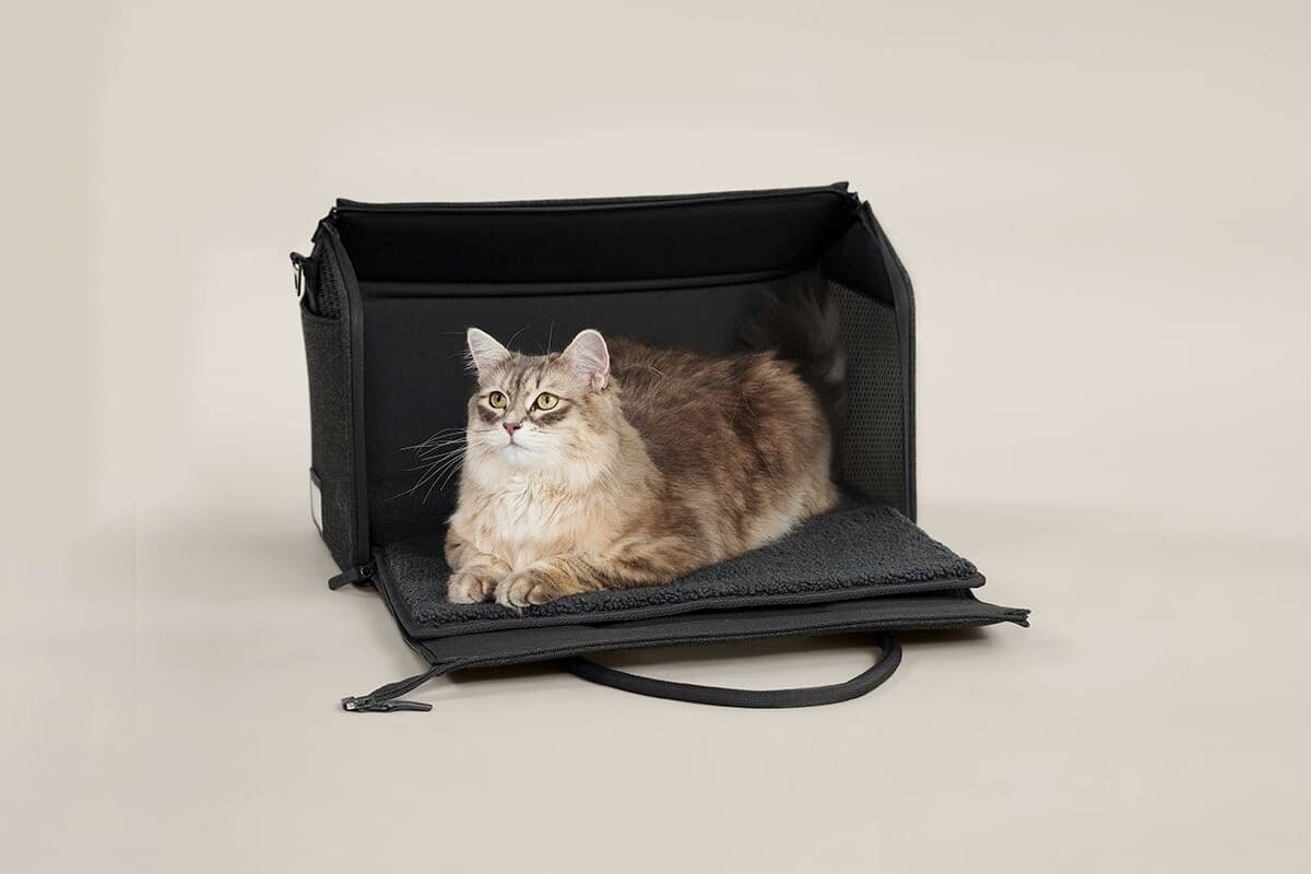 TSA Approved Cat Travel Carrier - Expandable Soft-Sided Design for Plane & Car Travel