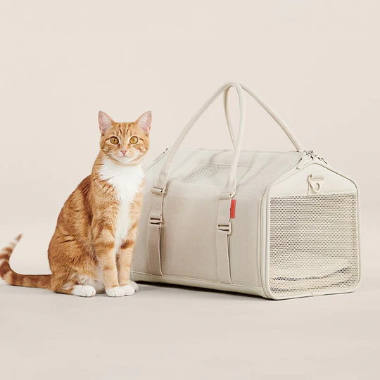 TSA Approved Cat Travel Carrier - Expandable Soft-Sided Design for Plane & Car Travel
