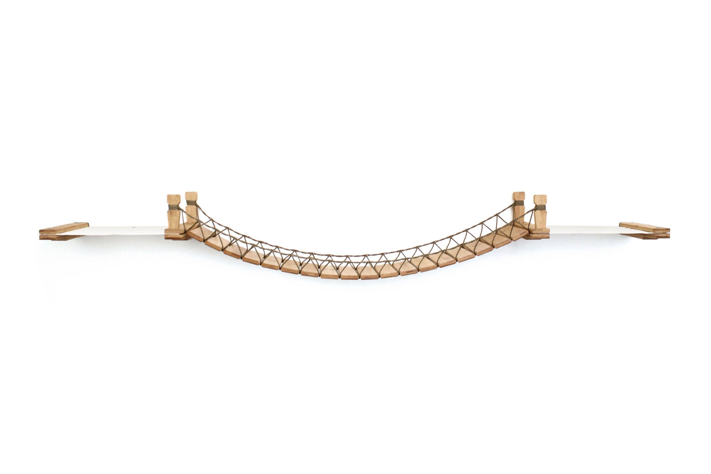 Double Cat Hammock Bridge - Suspension System with Climbing Platform