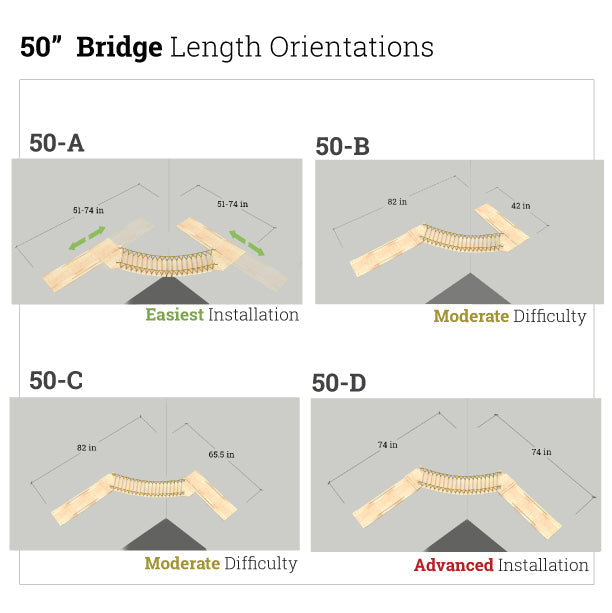 Corner Cat Bridge - Wall-to-Wall Connection System