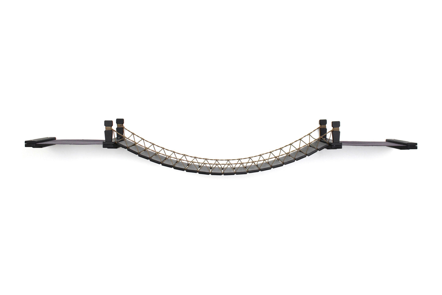 Double Cat Hammock Bridge - Suspension System with Climbing Platform