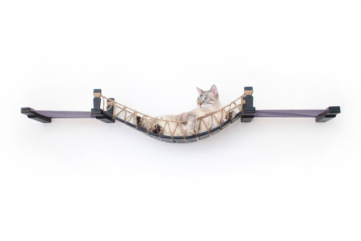 Double Cat Hammock Bridge - Suspension System with Climbing Platform