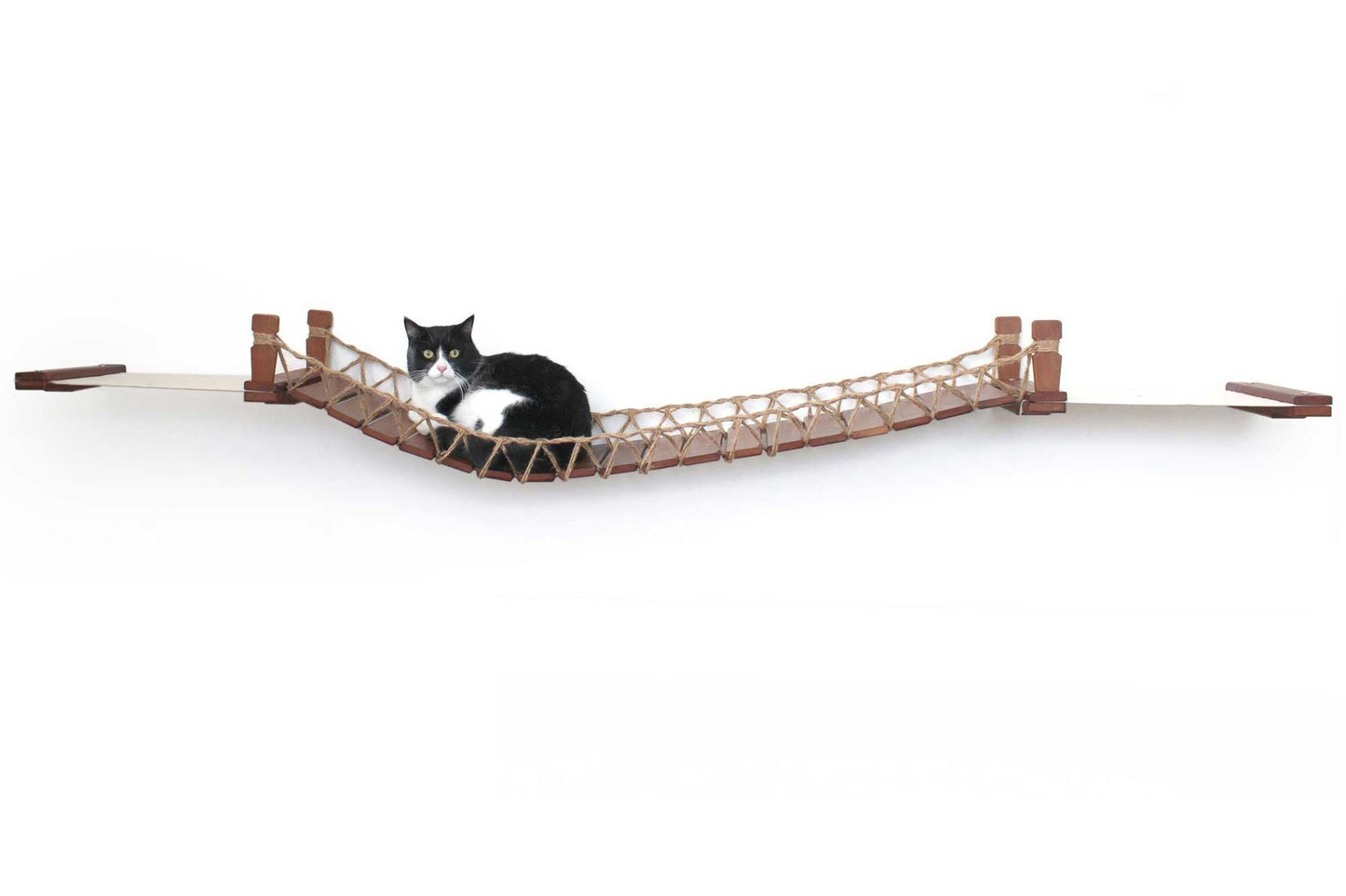 Double Cat Hammock Bridge - Suspension System with Climbing Platform