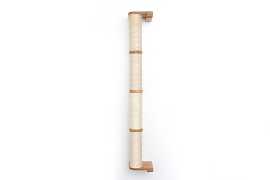 Wall Mounted Cat Scratching Pole with Sisal - Vertical Climbing Tower for Small Spaces