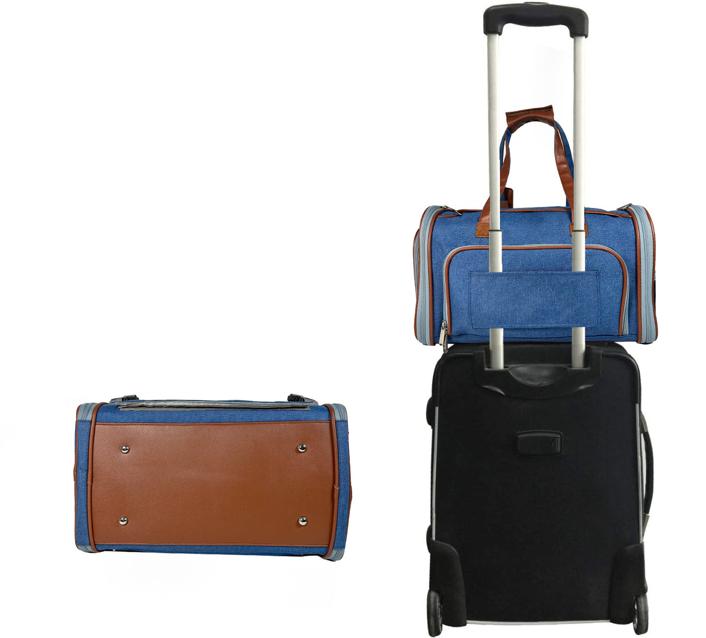 Airline Approved Expandable Pet Carrier – Standard Size, Soft-Sided Travel Tote