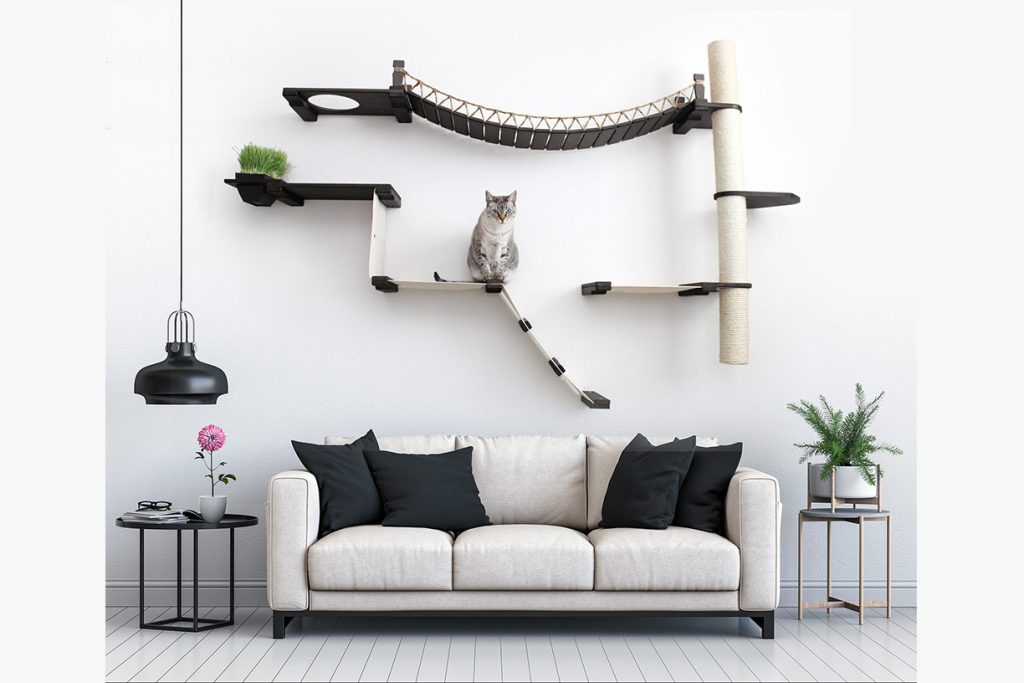 Cat Jungle Gym - Compact Activity System for Active Cats