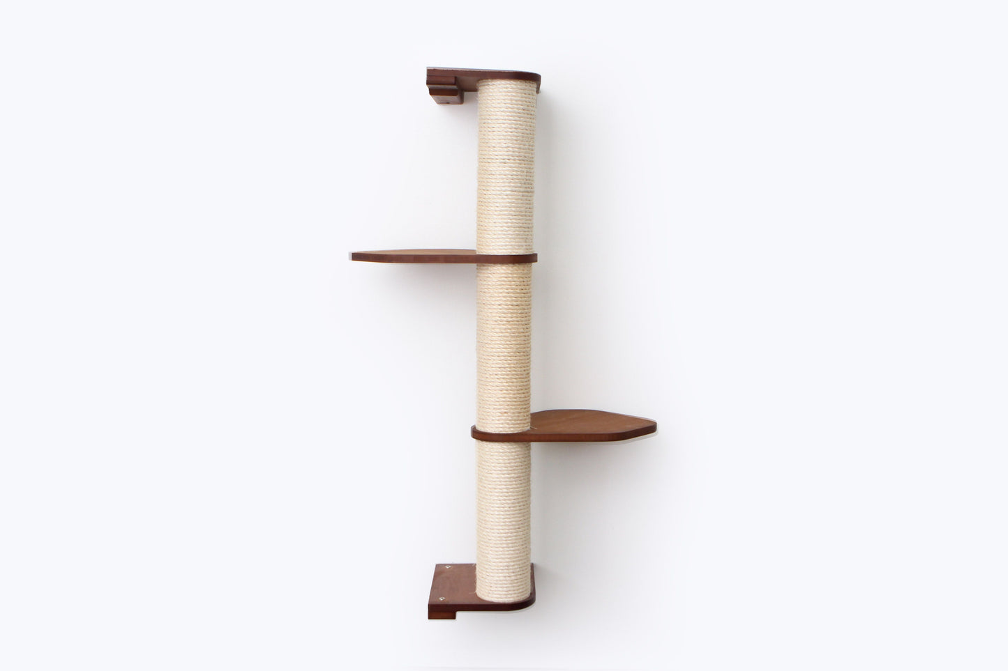 Wall Mounted Cat Scratching Pole with Sisal - Vertical Climbing Tower for Small Spaces