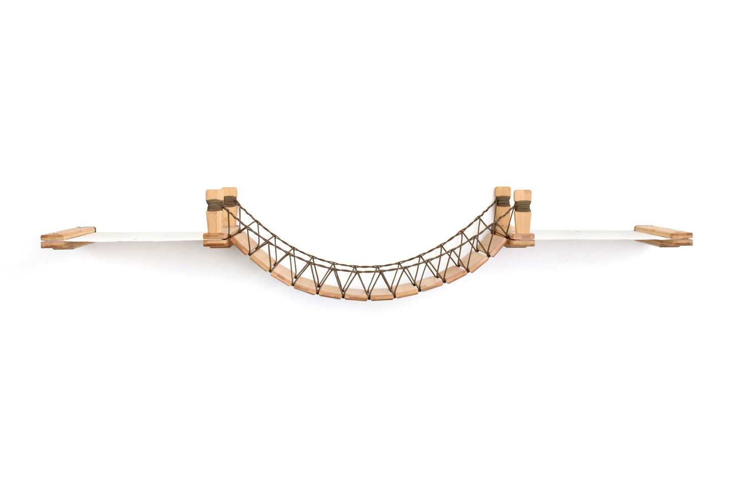 Double Cat Hammock Bridge - Suspension System with Climbing Platform