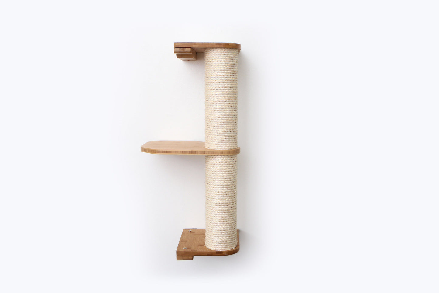 Wall Mounted Cat Scratching Pole with Sisal - Vertical Climbing Tower for Small Spaces