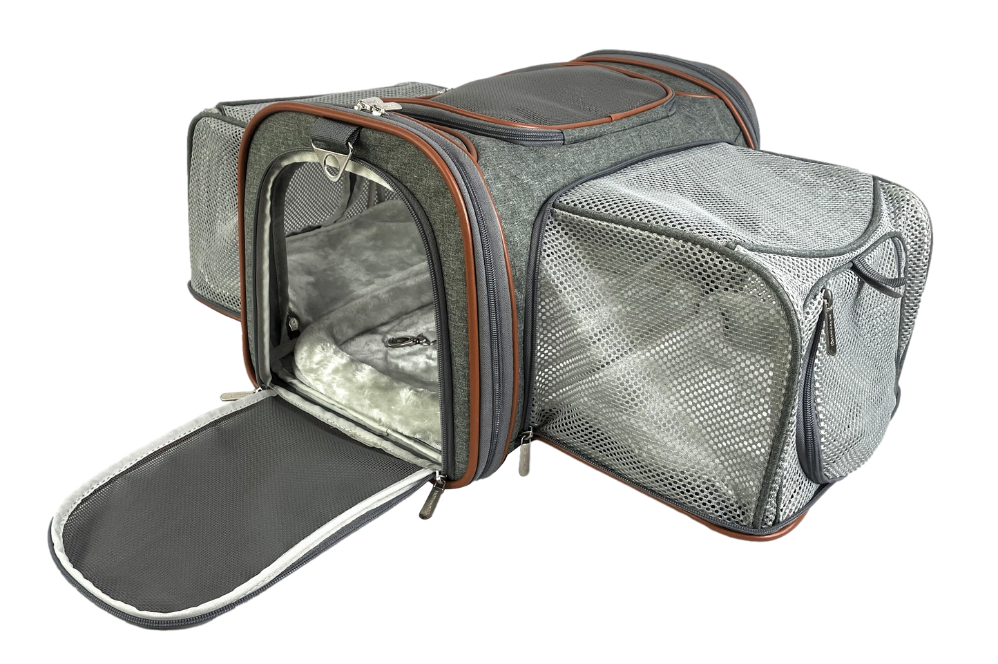 Airline Pet Carrier Soft-Sided Double Expandable (Platinum Series)