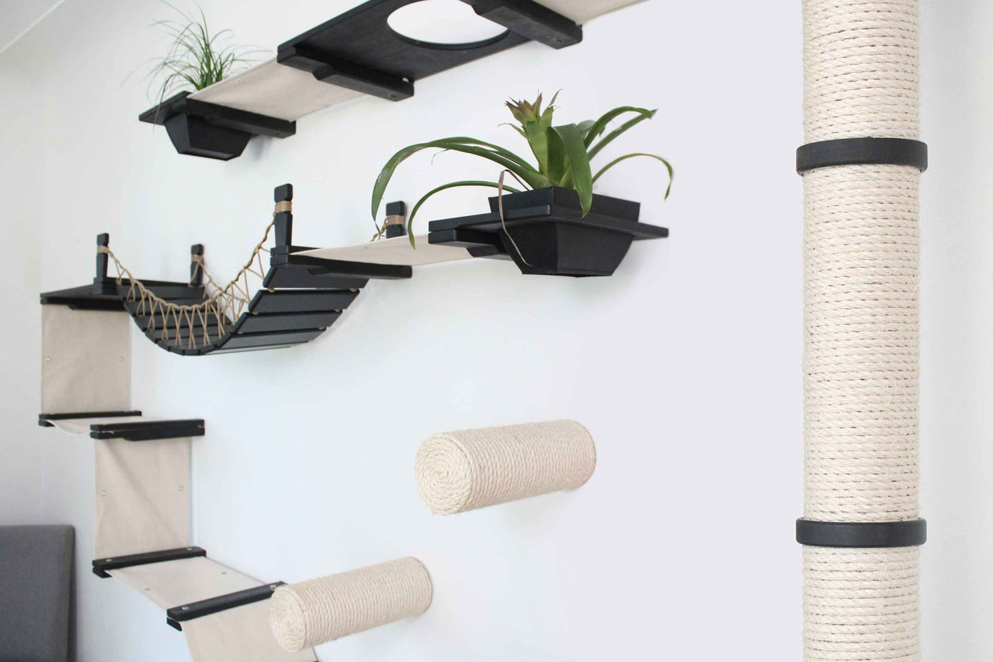 Ultimate Cat Playground - Complete Wall-Mounted Adventure System