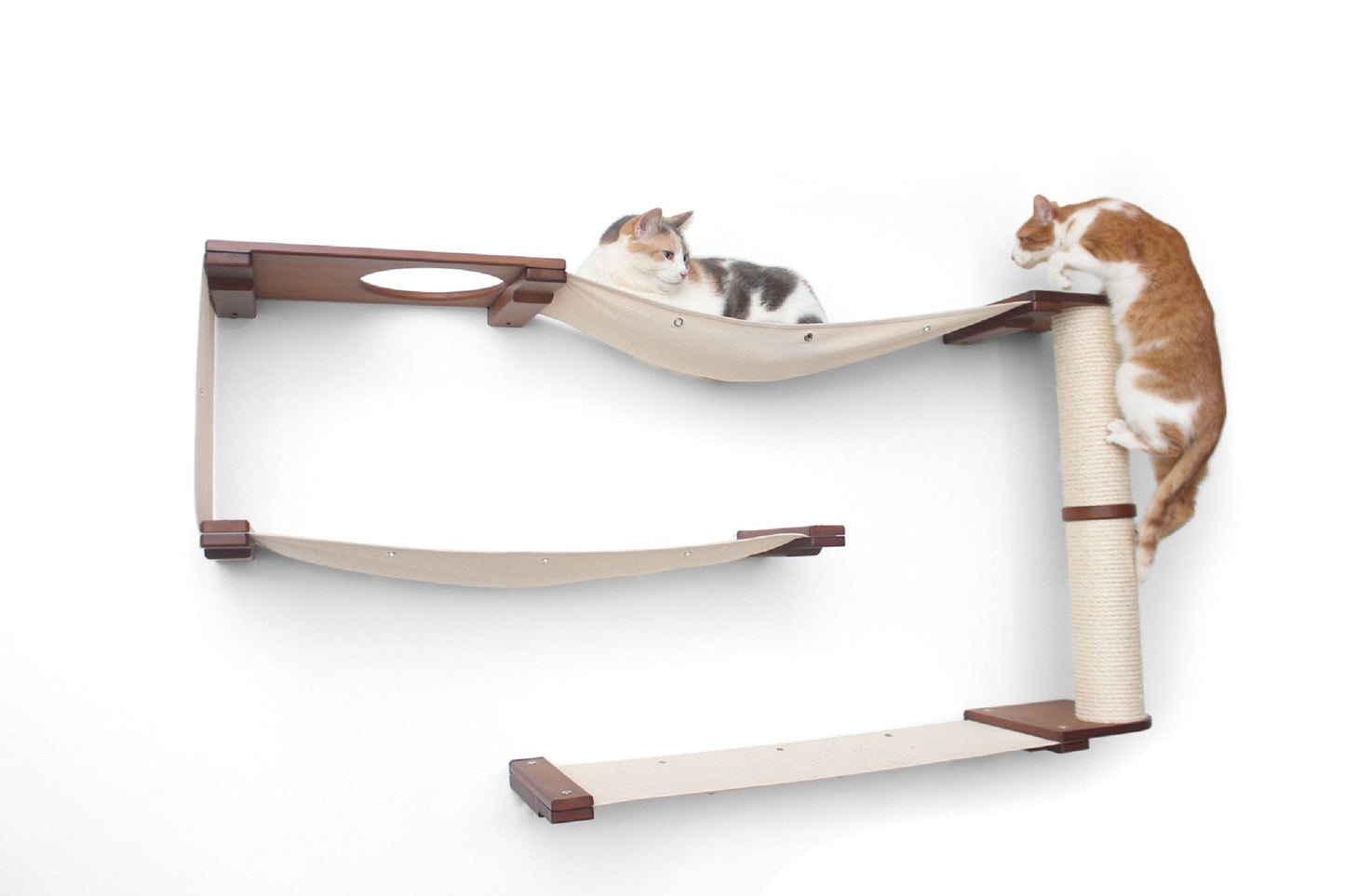 Cat Puzzle Wall System - 3-Tier Mental Stimulation Maze