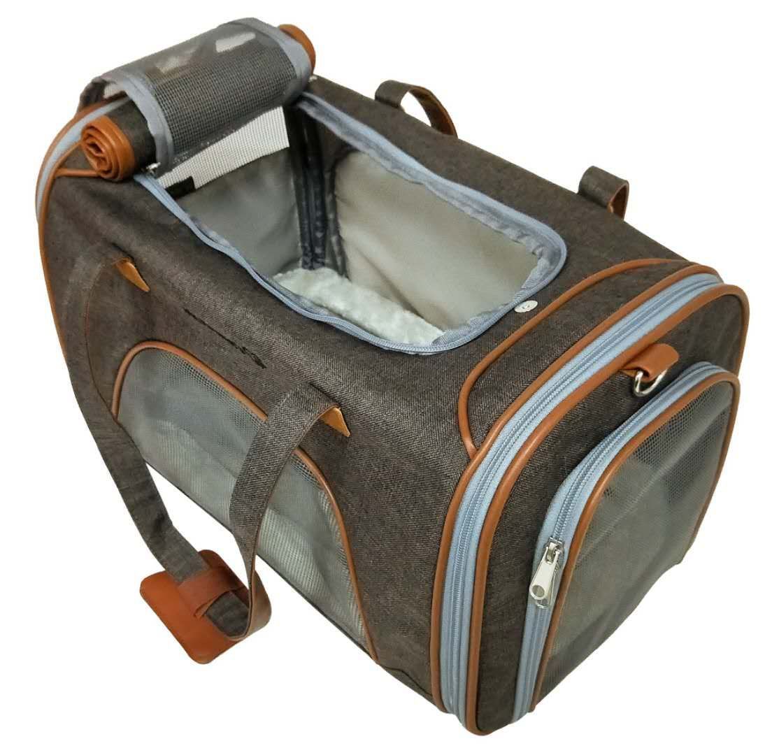 Airline Approved Expandable Pet Carrier – XL Size, Soft-Sided Travel Tote