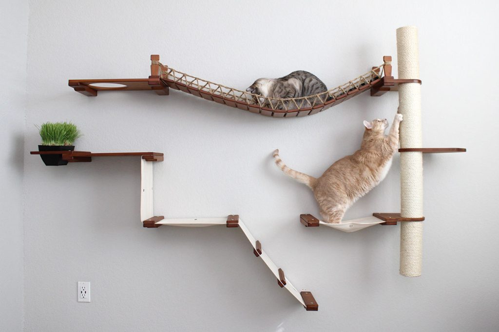 Cat Jungle Gym - Compact Activity System for Active Cats