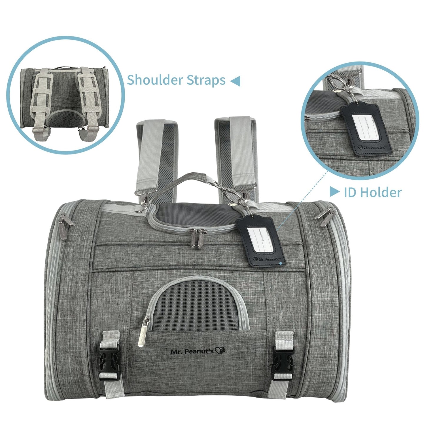 Pet Backpack Carrier Horizontal Design (Monterey Series)