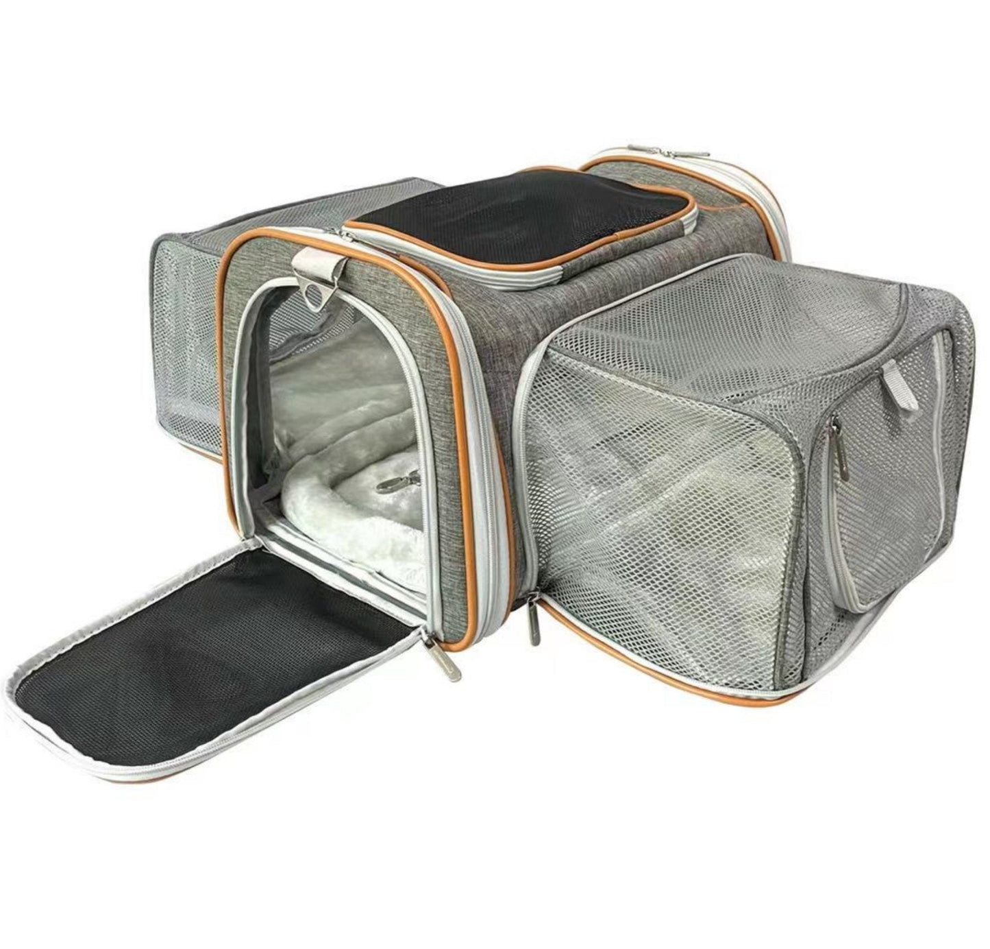 Airline Pet Carrier Soft-Sided Double Expandable (Platinum Series)