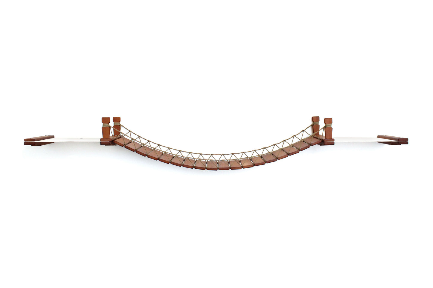 Double Cat Hammock Bridge - Suspension System with Climbing Platform