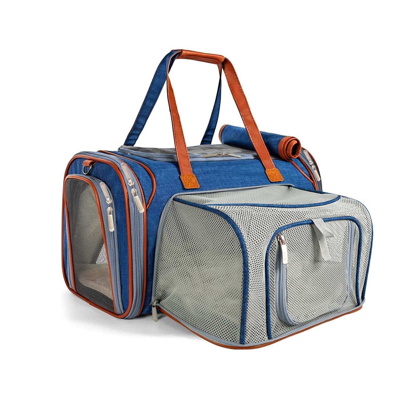 Airline Approved Expandable Pet Carrier – Mini Size, Soft-Sided Travel Tote