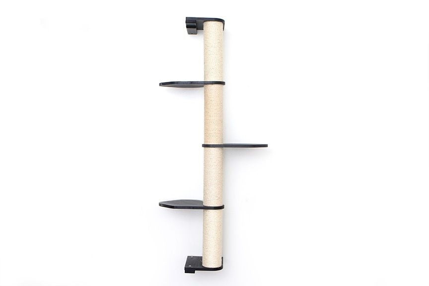 Wall Mounted Cat Scratching Pole with Sisal - Vertical Climbing Tower for Small Spaces
