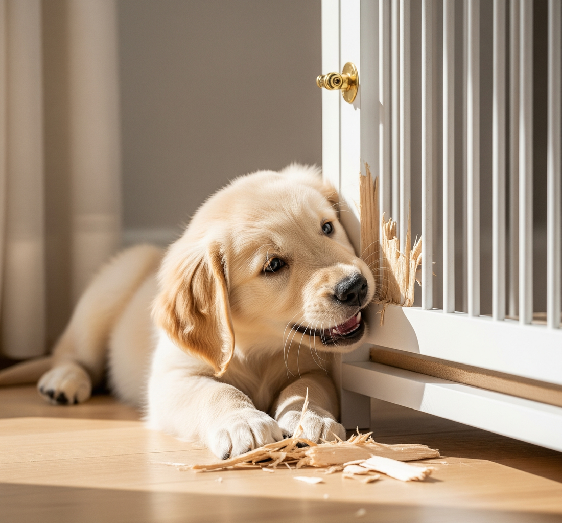 How to Stop Your Pup from Chewing Their Wooden Crate | The Ultimate Guide
