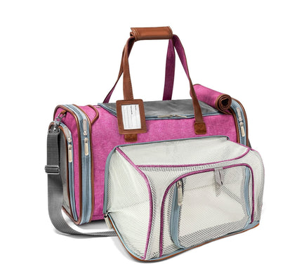 Airline Approved Expandable Pet Carrier – XL Size, Soft-Sided Travel Tote
