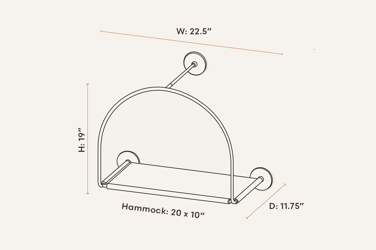 Cat Window Hammock with Suction Cups - 30lb Capacity Elevated Perch for Glass Windows