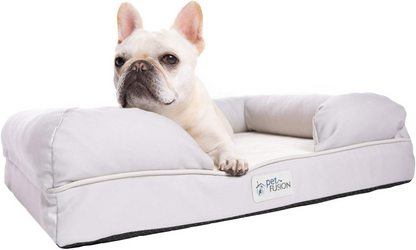 Orthopedic Memory Foam Dog Bed with Bolster Sides
