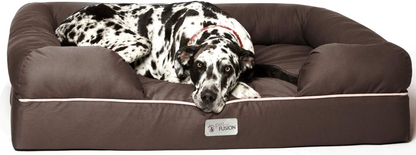 Orthopedic Memory Foam Dog Bed with Bolster Sides