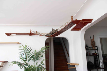 Corner Cat Bridge - Wall-to-Wall Connection System