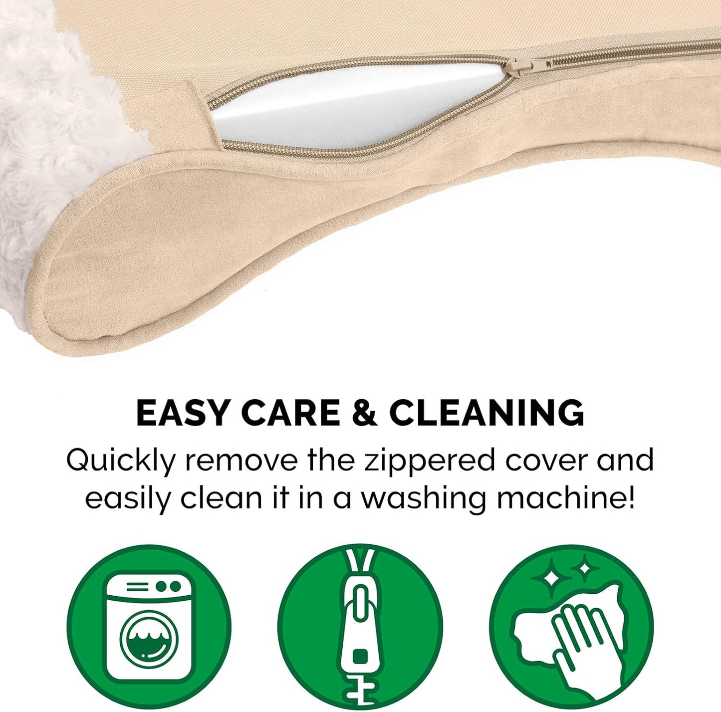 Contoured Orthopedic Dog Bed with Ultra Plush Surface