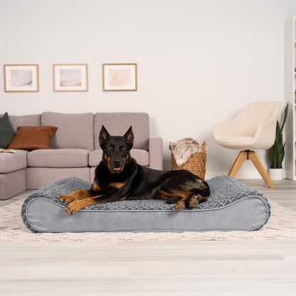 Contoured Orthopedic Dog Bed with Ultra Plush Surface