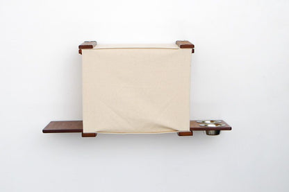 Deluxe Cat Cubby Bed- Customizable Hideaway with Accessories