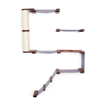 Compact Cat Fort - Vertical Hideaway with Multiple Entry Points