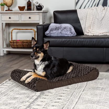 Contoured Orthopedic Dog Bed with Ultra Plush Surface