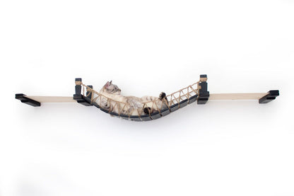 Double Cat Hammock Bridge - Suspension System with Climbing Platform