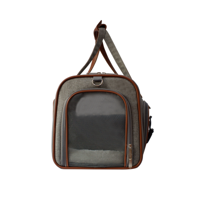 Double Expandable Airline Approved Pet Carrier – Standard Size, Soft-Sided