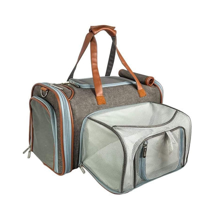 Airline Approved Expandable Pet Carrier – XL Size, Soft-Sided Travel Tote
