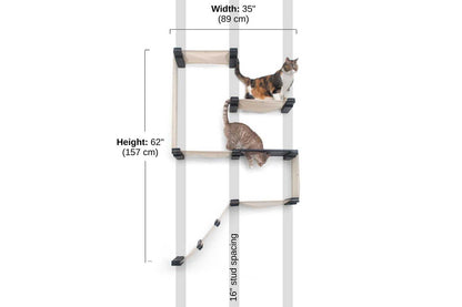 Compact Cat Fort - Vertical Hideaway with Multiple Entry Points