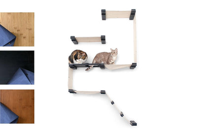 Compact Cat Fort - Vertical Hideaway with Multiple Entry Points