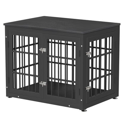 Double Door Dog Crate End Table