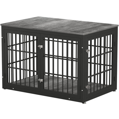 Double Door Dog Crate End Table
